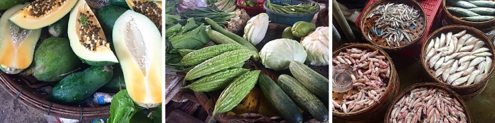 stemningsbilleder af grøntsager fra marked